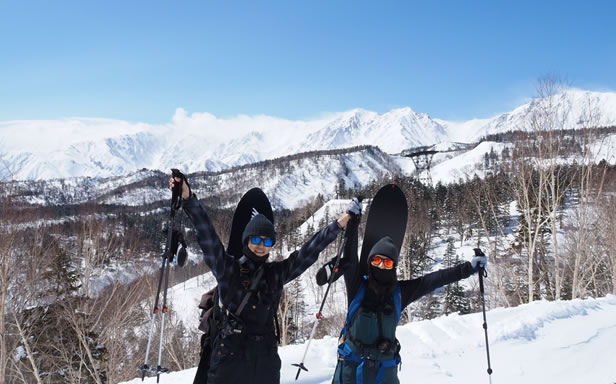 雪山の自然の写真