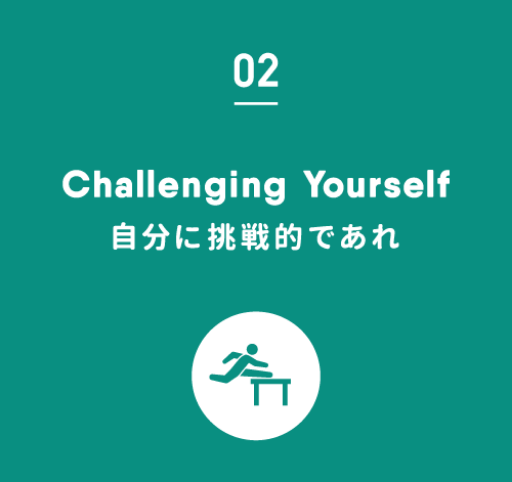 02.Challenging Yourself｜自分に挑戦的であれ
