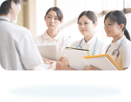 看護学校をイメージしたイラスト