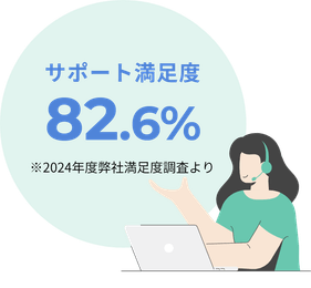 システムサポートをイメージしたイラスト